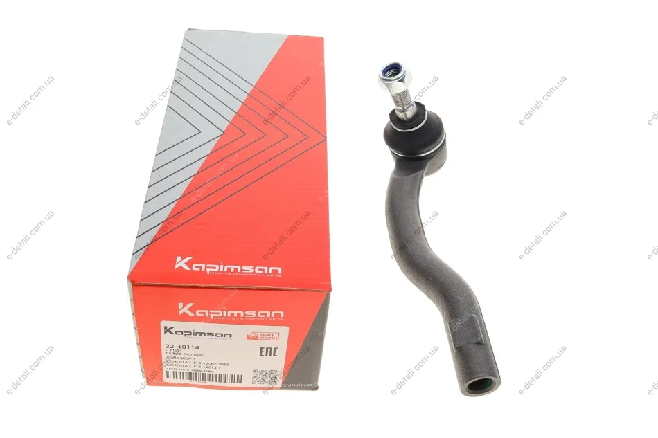 Наконечник тяги рулевой (R) Toyota Corolla 06-/Auris 07-12/Prius+ 11- KAPIMSAN 22-10114 (фото 1)