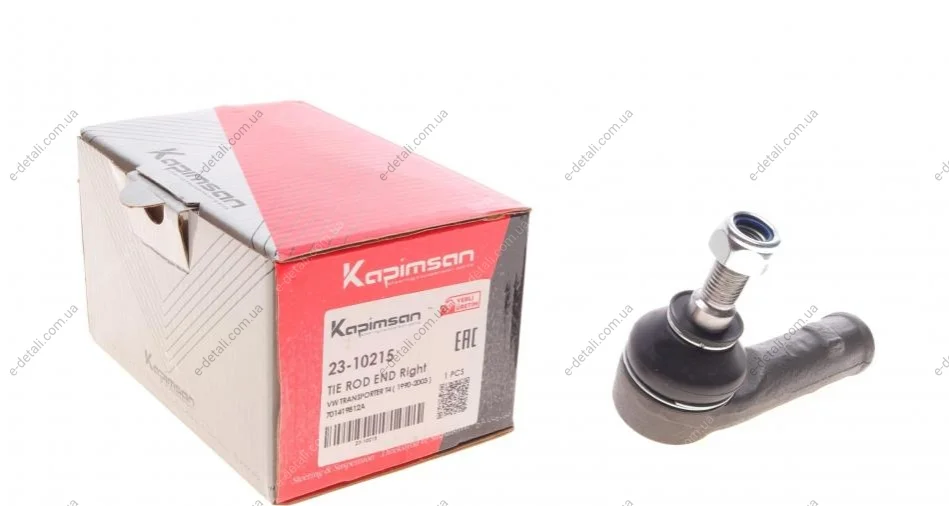 Наконечник тяги рулевой (R) VW T4 91-95 (d=16mm) KAPIMSAN 23-10215 (фото 1)