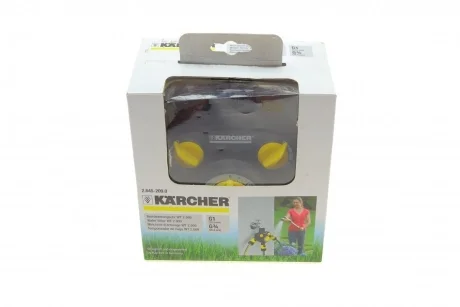 Таймер для полива WT 2 + распределитель 3-х канальный G1 с переходником G3/4 KARCHER 2.645-209.0
