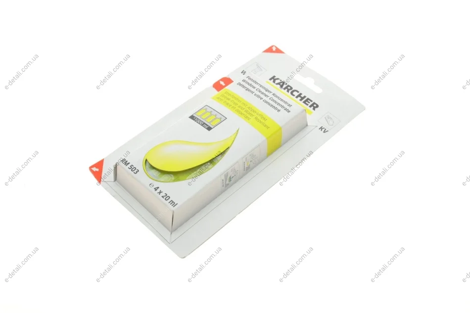 Средство для чистки стекол RM 503 (концентрат) 20мл KARCHER 6.295-302.0 (фото 1)