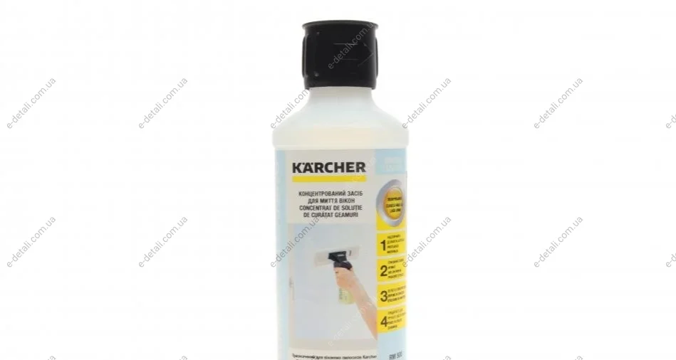 Средство для чистки стекол концентрат RM 500 (0.5L) (KV 4/WV 1/WV 2/WV 5/WV 6) KARCHER 62957720 (фото 1)
