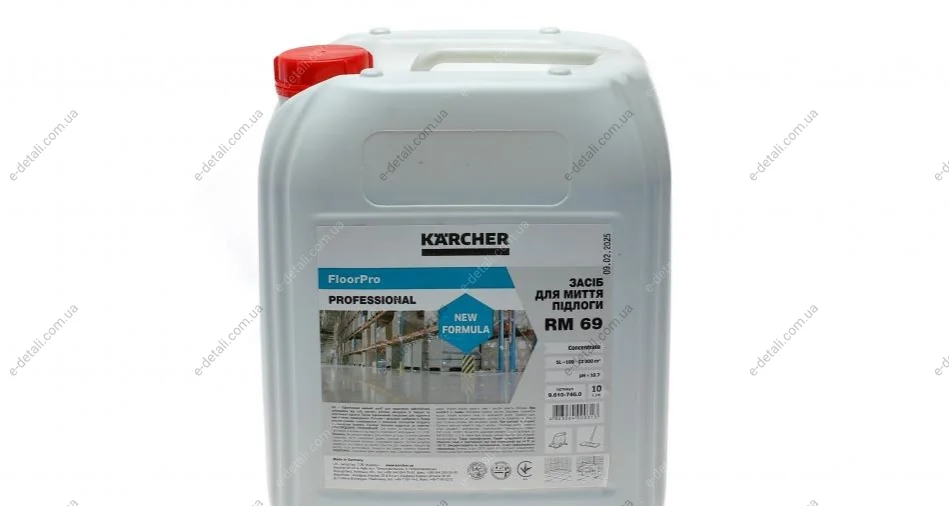 Средство для общей чистки полов RM 69 ASF (10L) KARCHER 96107460 (фото 1)
