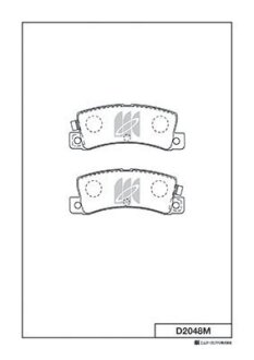 Колодки гальмівні дискові KASHIYAMA D2048M