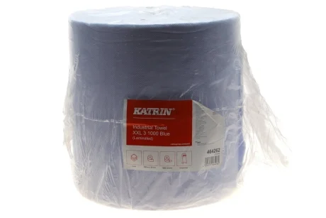 Папір для протирання поверхонь Classic Industrial XXL3 3 шари/1000 отр.(36х38cм) (блакитний) Katrin 464262