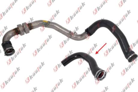 RENAULT патрубок інтеркулера Laguna 1.5dCI 07- Kautek RE-TH055