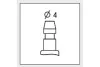 PARTS MAZDA Датчик температуры воды 626 KAVO ECT-4501 (фото 1)