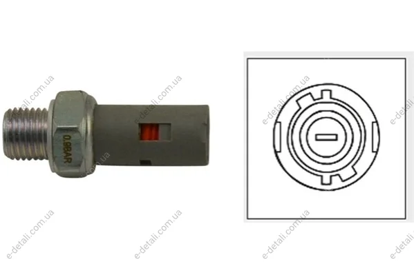 PARTS NISSAN Датчик давления масла Kubistar,Renault Clio -05 1.2, Kangoo 1.2 97- KAVO EOP-6503 (фото 1)