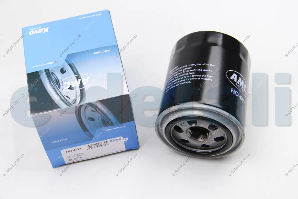 Фильтр масляный Hyundai H-1/Kia Carnival/Mazda 323/Mitsubishi Colt/Galant/L300/Lancer/Pajero 82- KAVO HO-607 (фото 1)