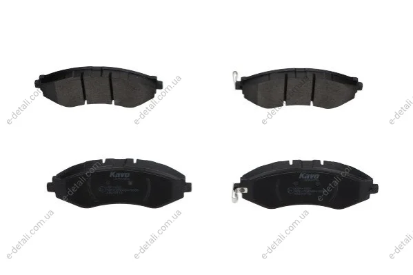 Колодки тормозные (передние) Daewoo Lanos/ Nubira 1.6-2.2 97- (Akebono) KAVO KBP-1001 (фото 1)
