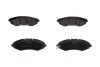 Колодки тормозные (передние) Daewoo Lanos/ Nubira 1.6-2.2 97- (Akebono) KAVO KBP-1001 (фото 1)