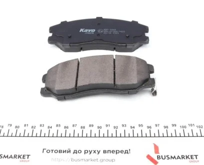 Колодки тормозные (передние) Chevrolet Captiva/ Opel Antara A 06- KAVO KBP-1009