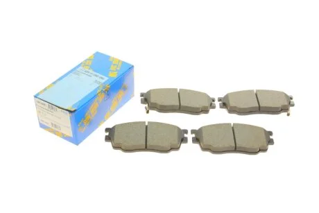 Колодки гальмівні (передні) Mazda 323 F VI 01-04/Mazda 626 V 97-02/Premacy 99-05 KAVO KBP-4509