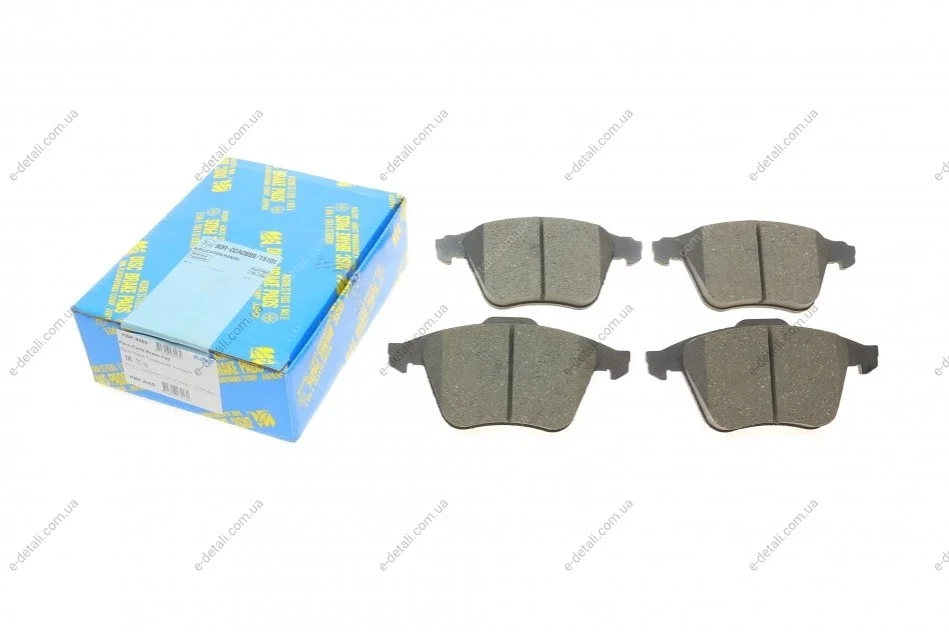 Колодки гальмівні (передні) Ford Focus/Mazda 3 05-14/Opel Vectra C 05-08/Volvo C30/S40/V40/V50 03- KAVO KBP-4569 (фото 1)