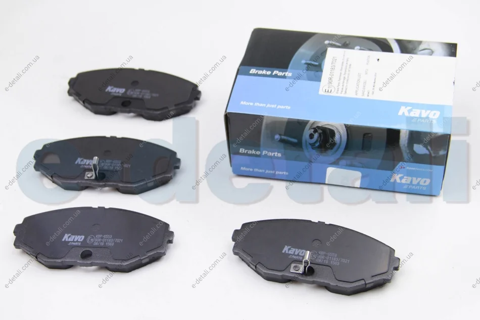 PARTS NISSAN гальмівні колодки передн.Maxima QX 00- KAVO KBP-6553 (фото 1)