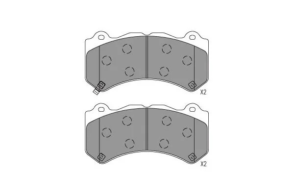 PARTS CHEVROLET Колодки гальмівні Camaro, JEEP KAVO KBP-6627 (фото 1)