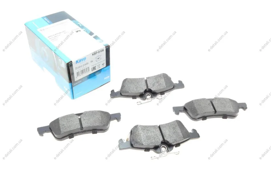 Колодки тормозные (задние) Honda Civic IX 1.4-2.2D 12- KAVO KBP-9106 (фото 1)