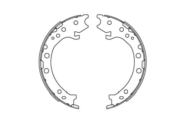 Комплект гальмівних колодок KAVO KBS-2903 (фото 1)