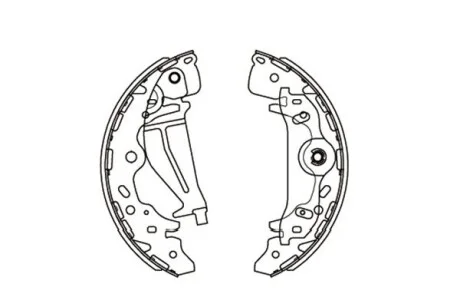 PARTS HYUNDAI Колодки барабанные задн.H-1,Kia Carnival 99- KAVO KBS-3405