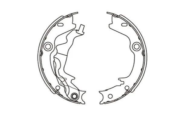 PARTS HYUNDAI Тормозные щеки Accent -10, KIA Rio 05- KAVO KBS-3416 (фото 1)