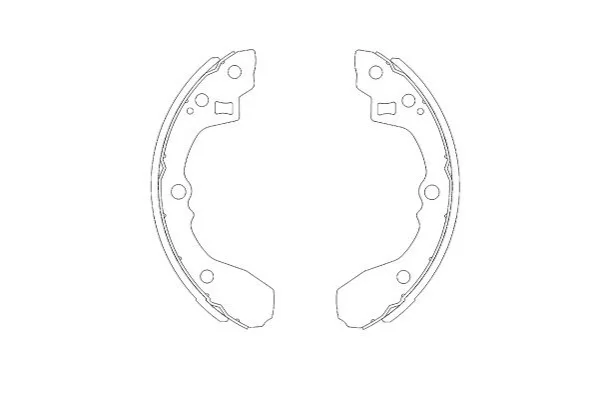 PARTS KIA щоки гальмівні задн. Rio 00- KAVO KBS-4403 (фото 1)