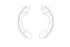 PARTS KIA щоки гальмівні задн. Rio 00- KAVO KBS-4403 (фото 1)
