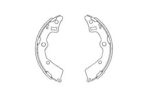 PARTS Щеки тормозные KIA PICANTO 04- KAVO KBS-4409