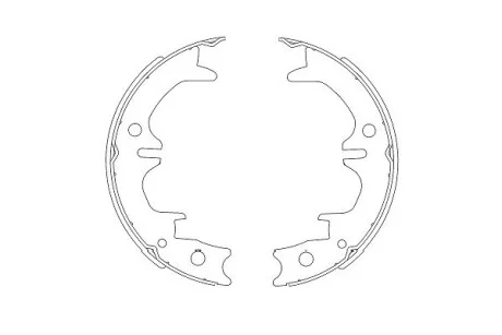 PARTS TOYOTA щоки гальмівні Camry -01 KAVO KBS-9911