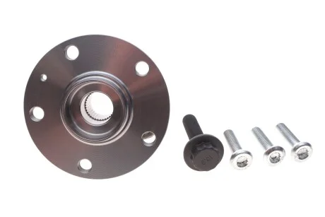 Подшипник ступицы (передней) VW Caddy III/Golf V-VIII/Skoda Octavia II-III 03- (+ABS) (3 болты) KAVO WBK-10035