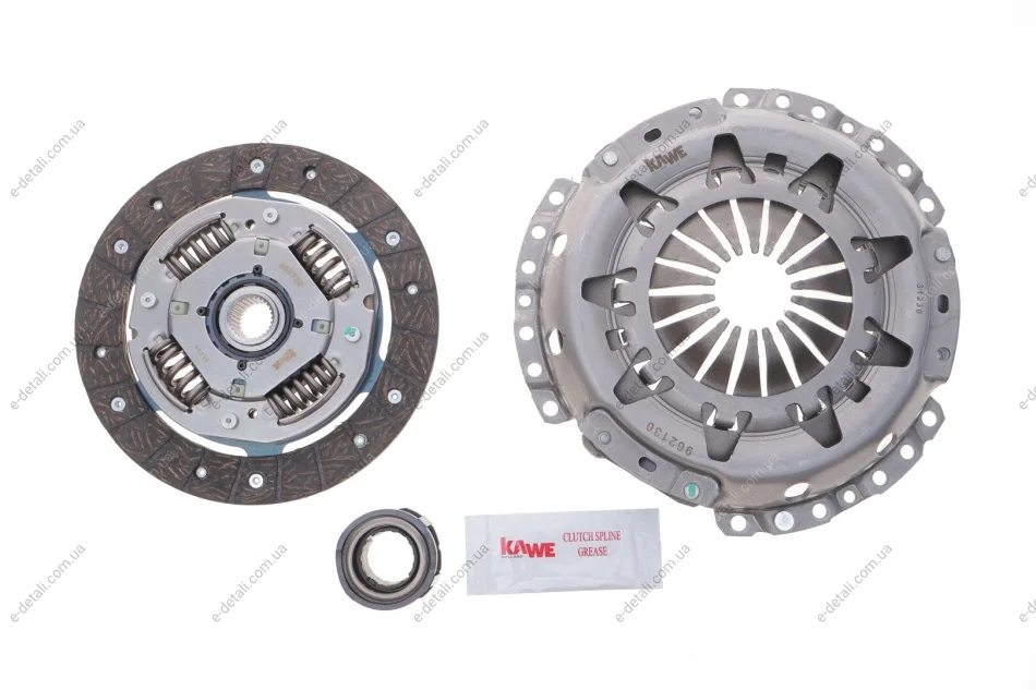 Комплект сцепления Skoda Fabia/Rapid/VW Polo 1.9SDI 99-08 (d=190mm) (+выжимной) KAWE 962130 (фото 1)