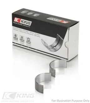 Підшипники ковзання шатунні King CR1255SM