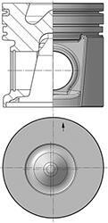 Поршень KOLBENSCHMIDT 40185600