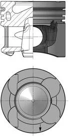 Поршень KOLBENSCHMIDT 40363600