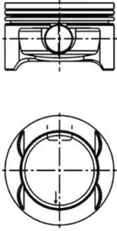 Поршень KOLBENSCHMIDT 40384610 (фото 1)
