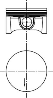 Поршень KOLBENSCHMIDT 40388600