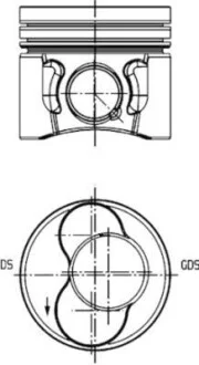 Поршень VW 79,76 3-4 KOLBENSCHMIDT 40422610