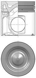 Поршень KOLBENSCHMIDT 40670600 (фото 1)