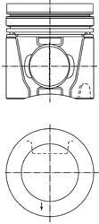 Поршень KOLBENSCHMIDT 41166600 (фото 1)