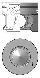 Поршень KOLBENSCHMIDT 41264620