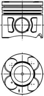 Поршень / CHEVROLET / FIAT / OPEL A 13 DTE +0.25 KOLBENSCHMIDT 41288610