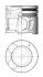 Поршень двигателя CITROEN / FIAT / LAND ROVER / PEUGEOT 85,60 2.2 HDi KOLBENSCHMIDT 41703610 (фото 1)