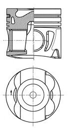 Поршень KOLBENSCHMIDT 41712600