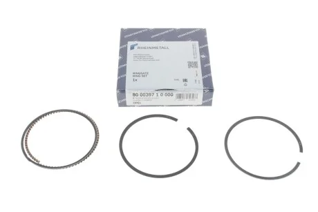Кільця поршневі Opel Vectra 1.6i 95-02 (79.00mm/STD) (1.2-1.5-2.5) KOLBENSCHMIDT 800039710000