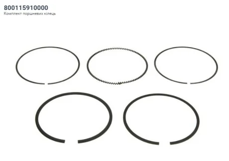 Кольца поршневые BMW 1 (F20/F21)/3 (F30/F80)/ (N13)/Citroen Berlingo 1.6 VTi 09- (77.00mm/STD) KOLBENSCHMIDT 800115910000