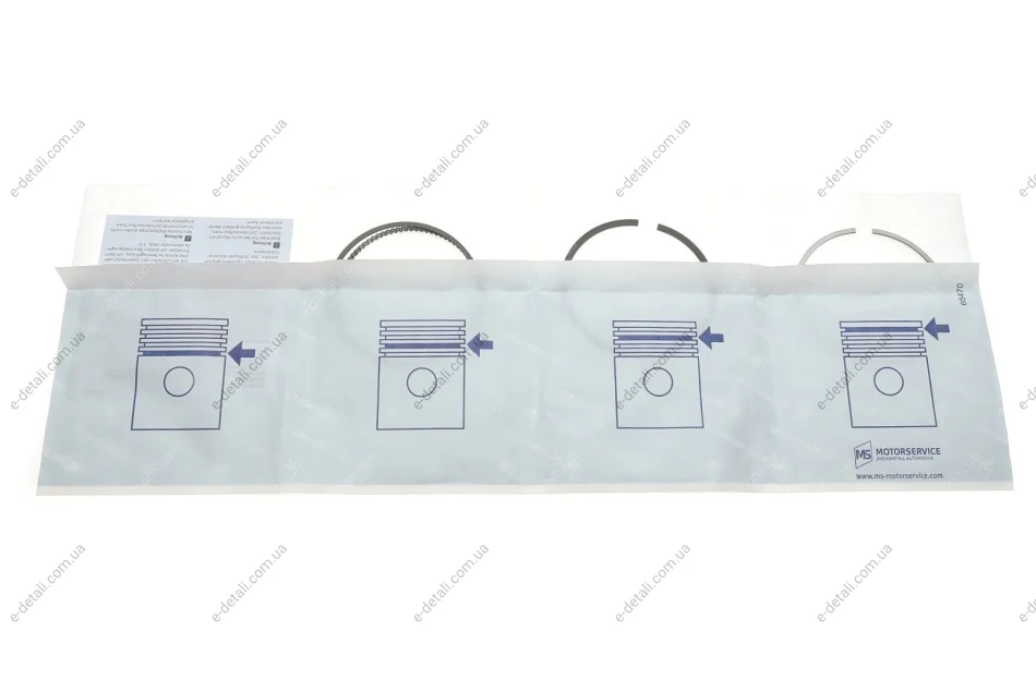 Кольца поршневые Seat Ibiza IV/Skoda Octavia II/VW Caddy/Golf 1.2TSI 08- (71.00mm/STD) (1-1.2-2) KOLBENSCHMIDT 800117410000 (фото 1)