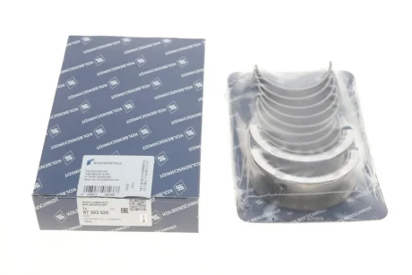 Вкладыши коренные Opel Astra F 1.7D/1.8i/2.0i 91-98/G 1.7 TD/2.0i 98-05 (+0.5) KOLBENSCHMIDT 87393620