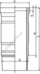 Гільза циліндра KOLBENSCHMIDT 89901110 (фото 1)