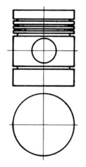 Поршень KOLBENSCHMIDT 91127600