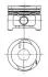 Поршень двигуна VW ABD 1,4B 75,00 STD KOLBENSCHMIDT 92228600 (фото 1)