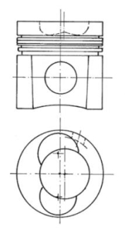 Поршень KOLBENSCHMIDT 93137600 (фото 1)