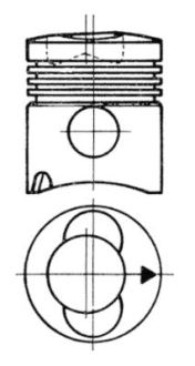 Поршень KOLBENSCHMIDT 93315600